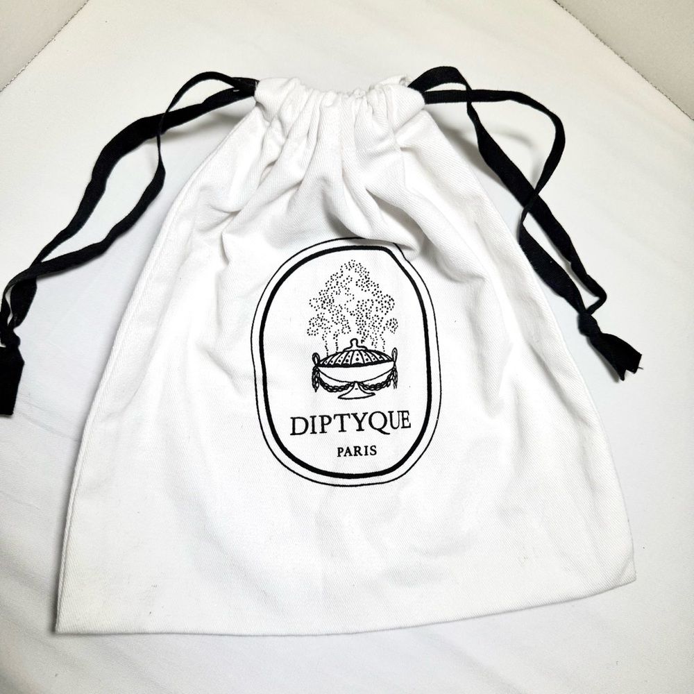 Diptyque Paris Drawstring Dust Bag Cotton Storage Pouch Authentic